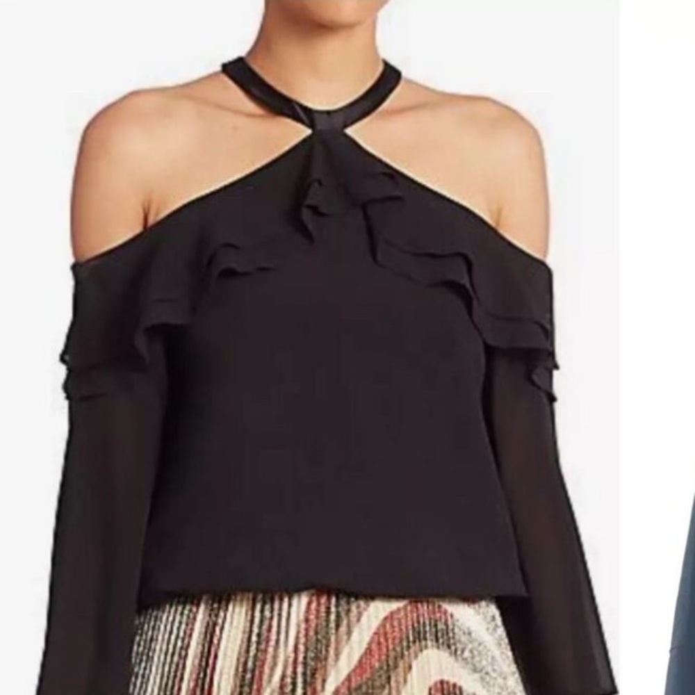 Elegant Black Off-Shoulder Women's Top